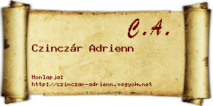 Czinczár Adrienn névjegykártya